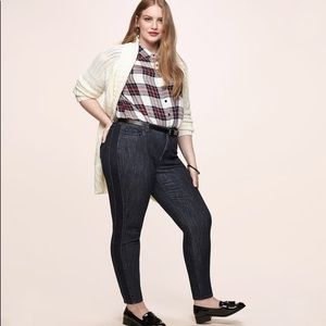 🌺🖤👠LORALETTE LACE SIDE DARK WASH JEAN👠🖤🌺